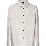 Overshirt in denim con impunture FW1410 AWMLF08QQ FENDI 