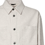 Overshirt in denim con impunture FW1410 AWMLF08QQ FENDI 