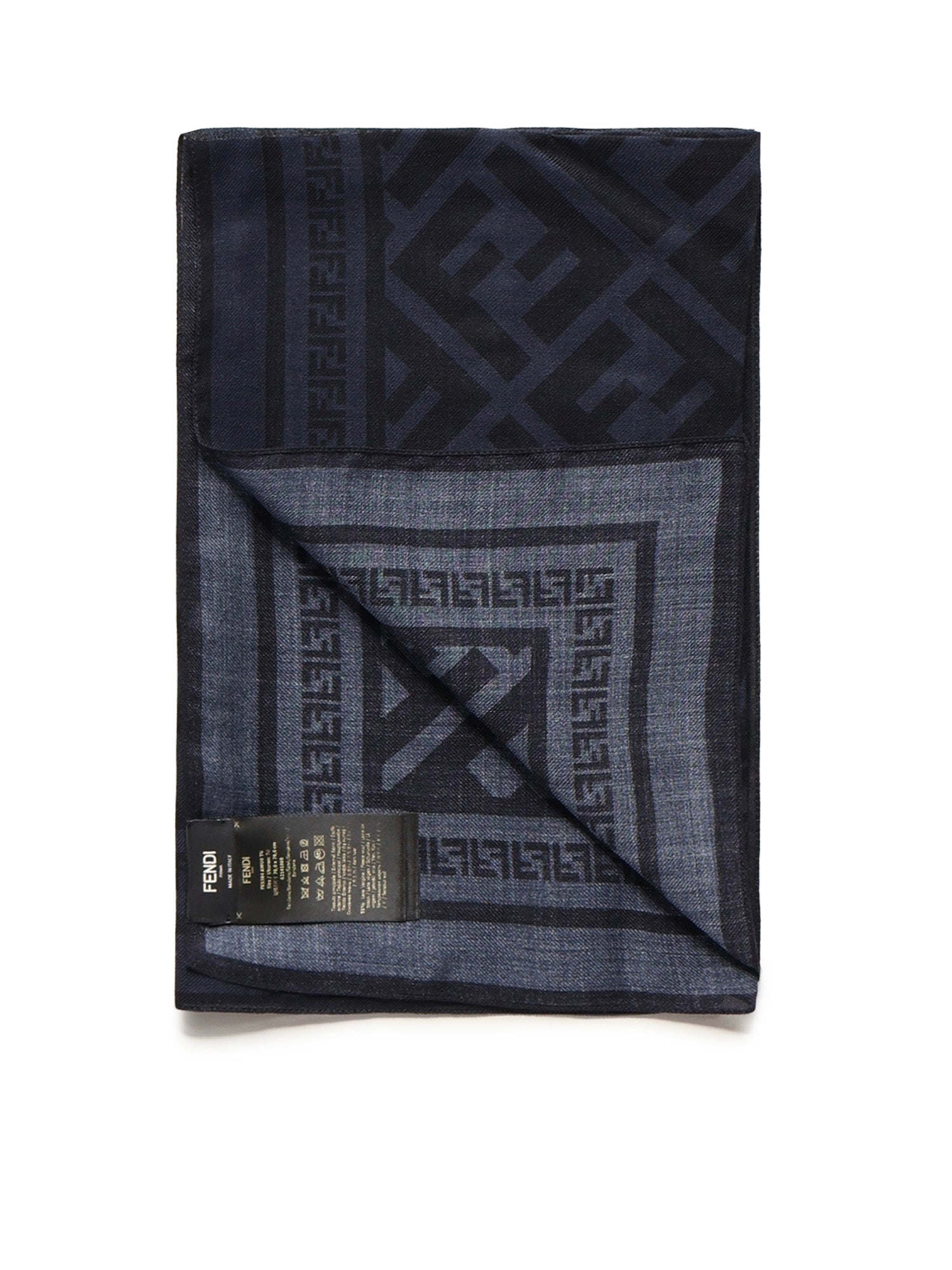Bandana in lana e seta FF jacquard FXS384 AWU0F0ZNZ FENDI 