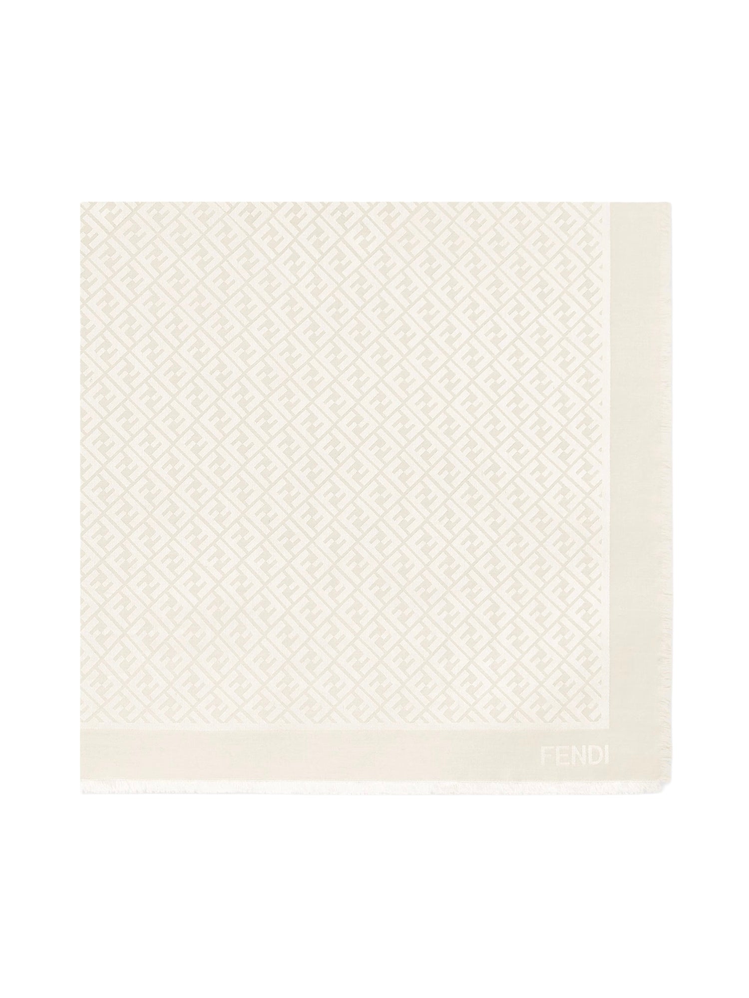 Scialle FF jacquard in seta e lana FXT069 AJW7F0QM0 FENDI 