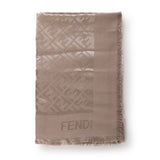 Scialle in seta e lana FF Jacquard FXT069 AJW7F1N3T FENDI 