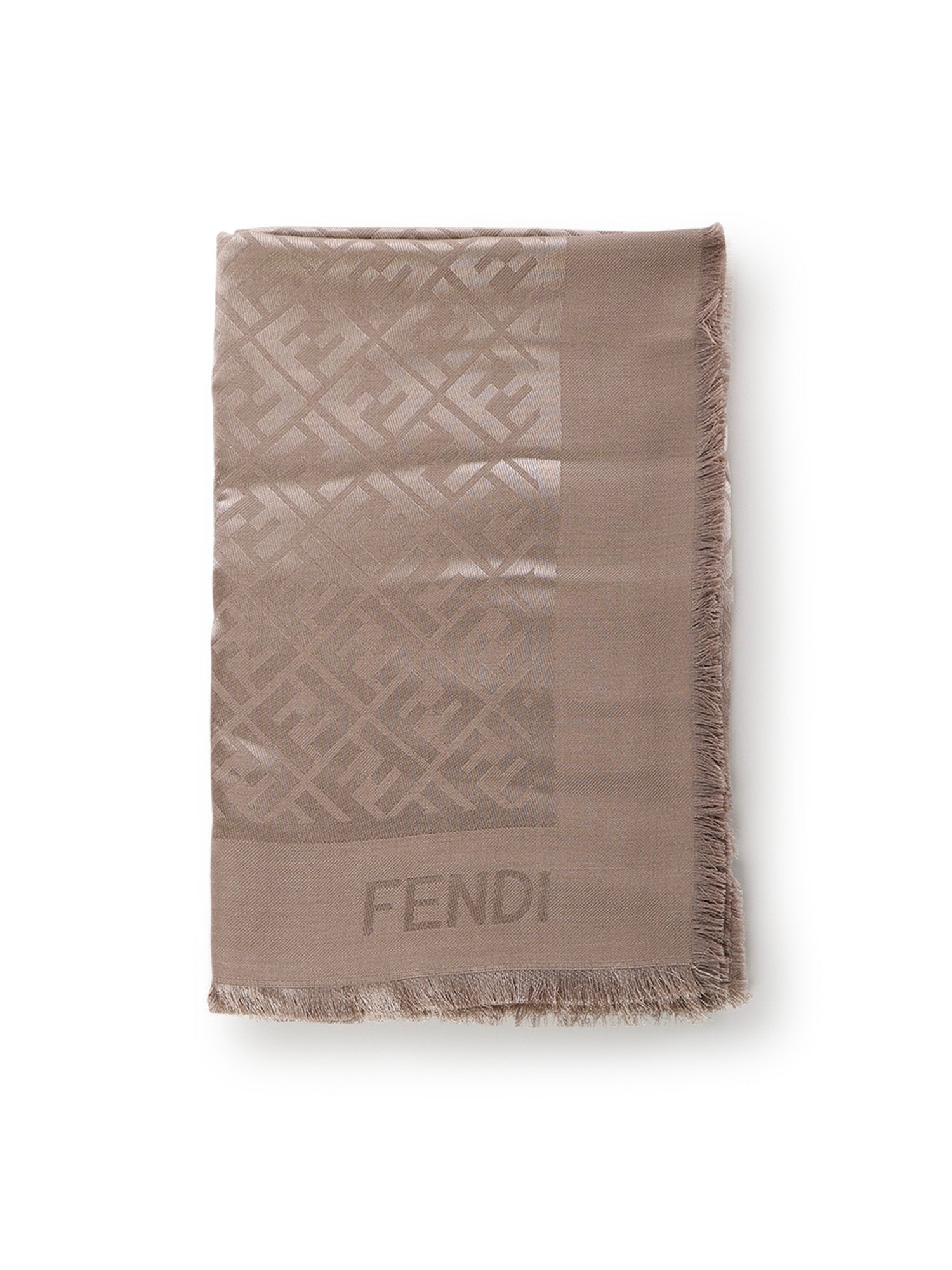 Scialle in seta e lana FF Jacquard FXT069 AJW7F1N3T FENDI 