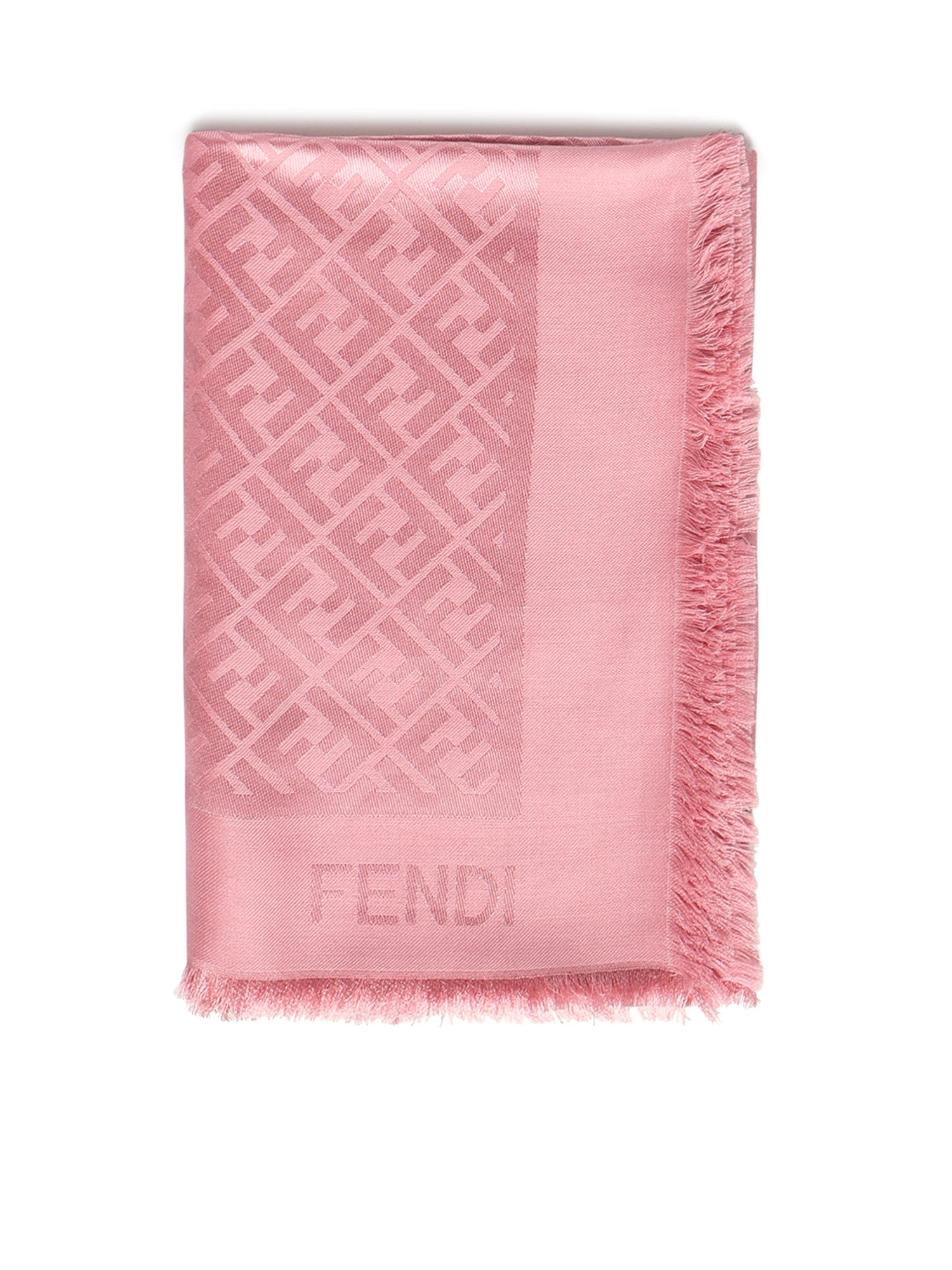 Scialle in seta e lana FF jacquard FXT069 AJW7F1WNO FENDI 