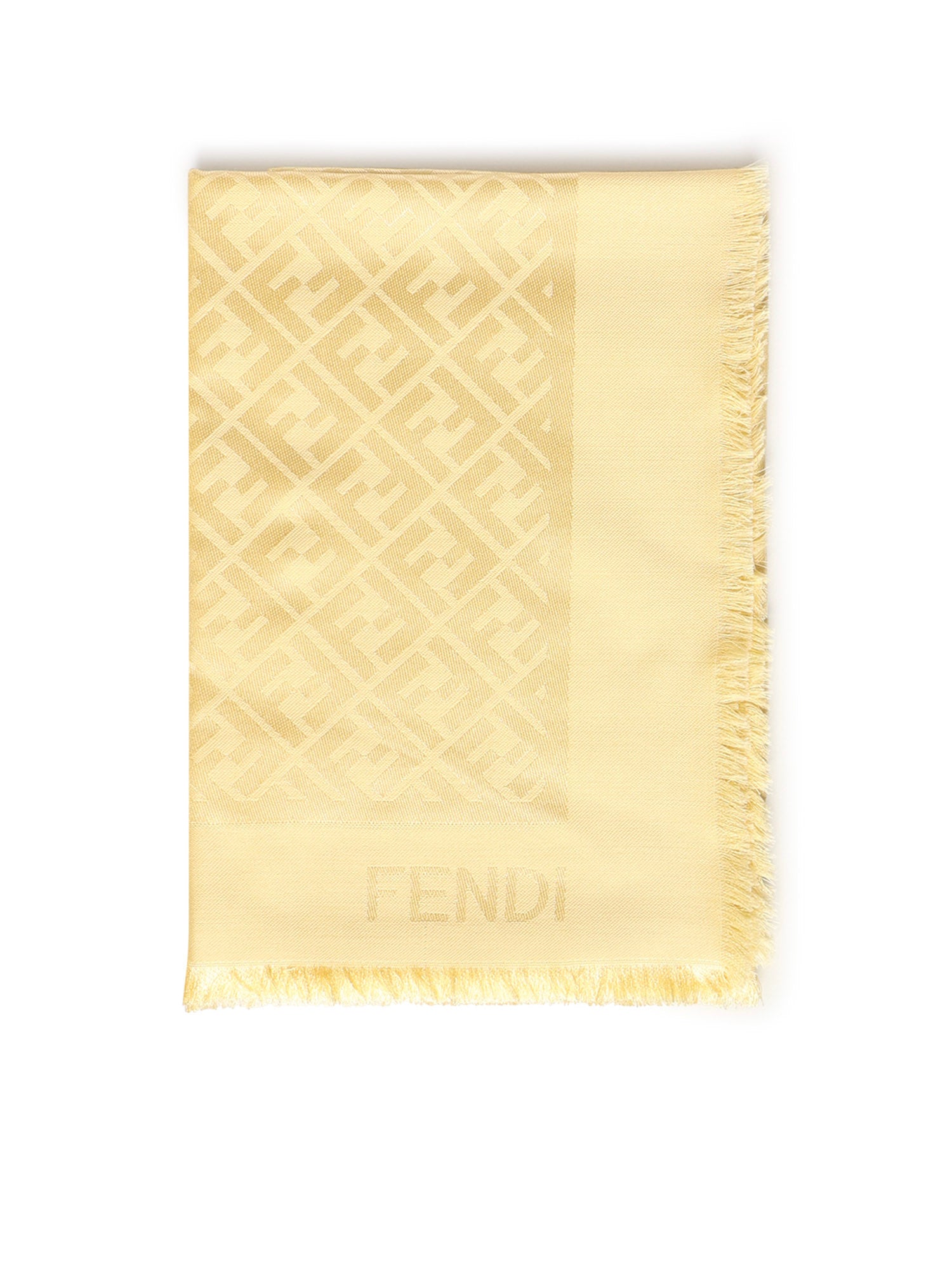 Scialle in seta e lana FF jacquard FXT069 AJW7F1WNP FENDI 