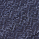 Scialle FF jacquard in cotone e lana FXT069 AWEWF0RU7 FENDI 