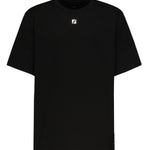 T-shirt in cotone con logo<BR/> FY0936 ARYYF0QA1 FENDI 
