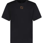 T-shirt in cotone con logo FY0936 AW0RF1UL6 FENDI 