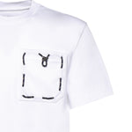 T-shirt in cotone FY0936 AYXYF0QA0 FENDI 