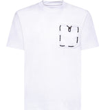 T-shirt in cotone FY0936 AYXYF0QA0 FENDI 