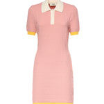 Abito mini FF jacquard in cotone e seta FZDE35 AW4SF1W0S FENDI 