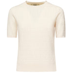 Maglia in cotone e viscosa FF jacquard FZXD57 AUZRF0ZNM FENDI 