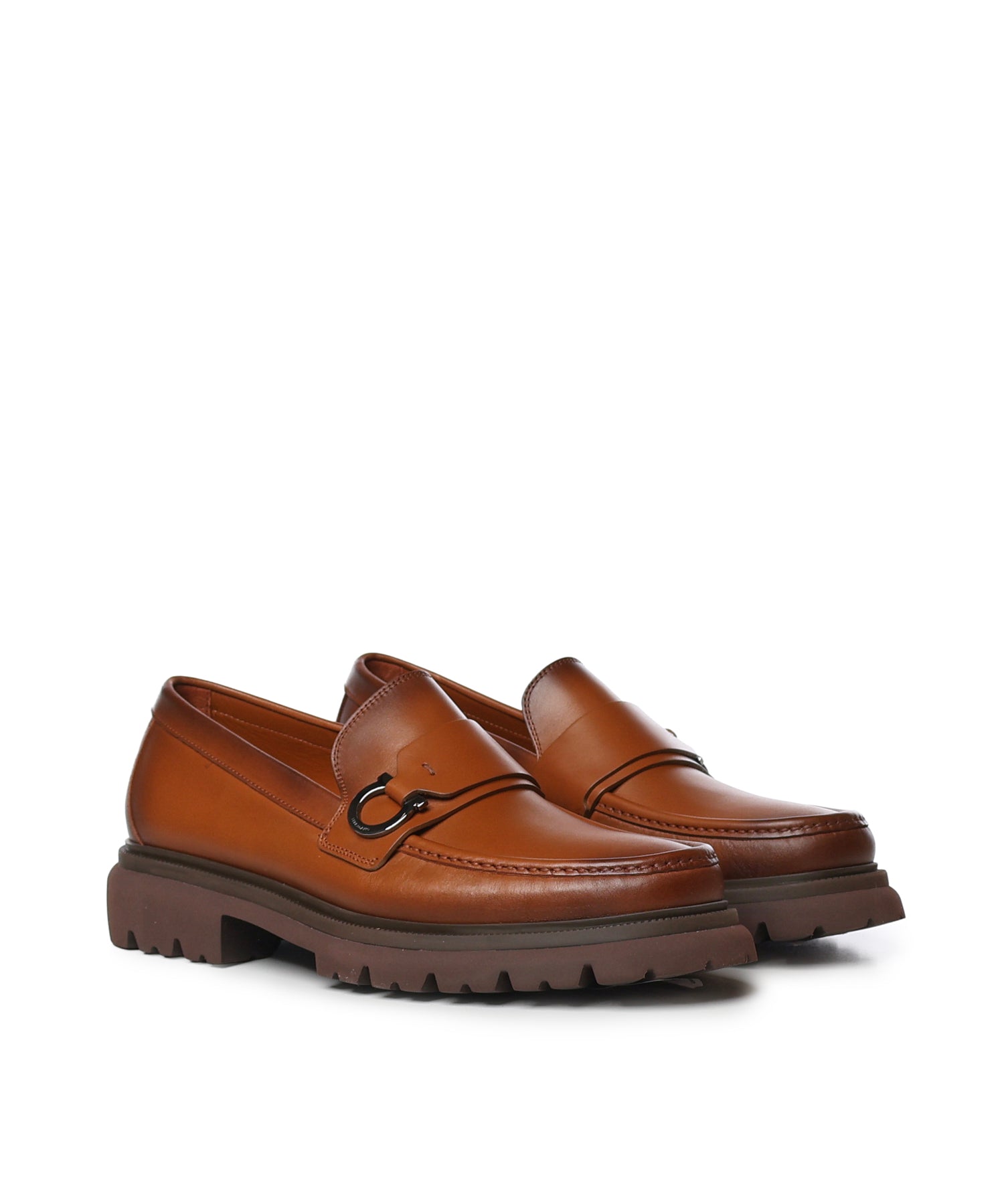 Mocassini Gancini in pelle 029966 784451002 FERRAGAMO 