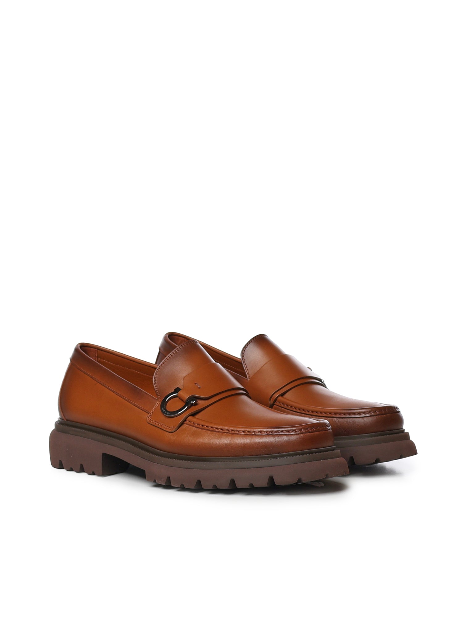 Mocassini Gancini in pelle 029966 784451002 FERRAGAMO 