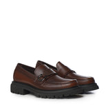 Mocassini Gancini in pelle<BR/> 029966 791772007 FERRAGAMO 