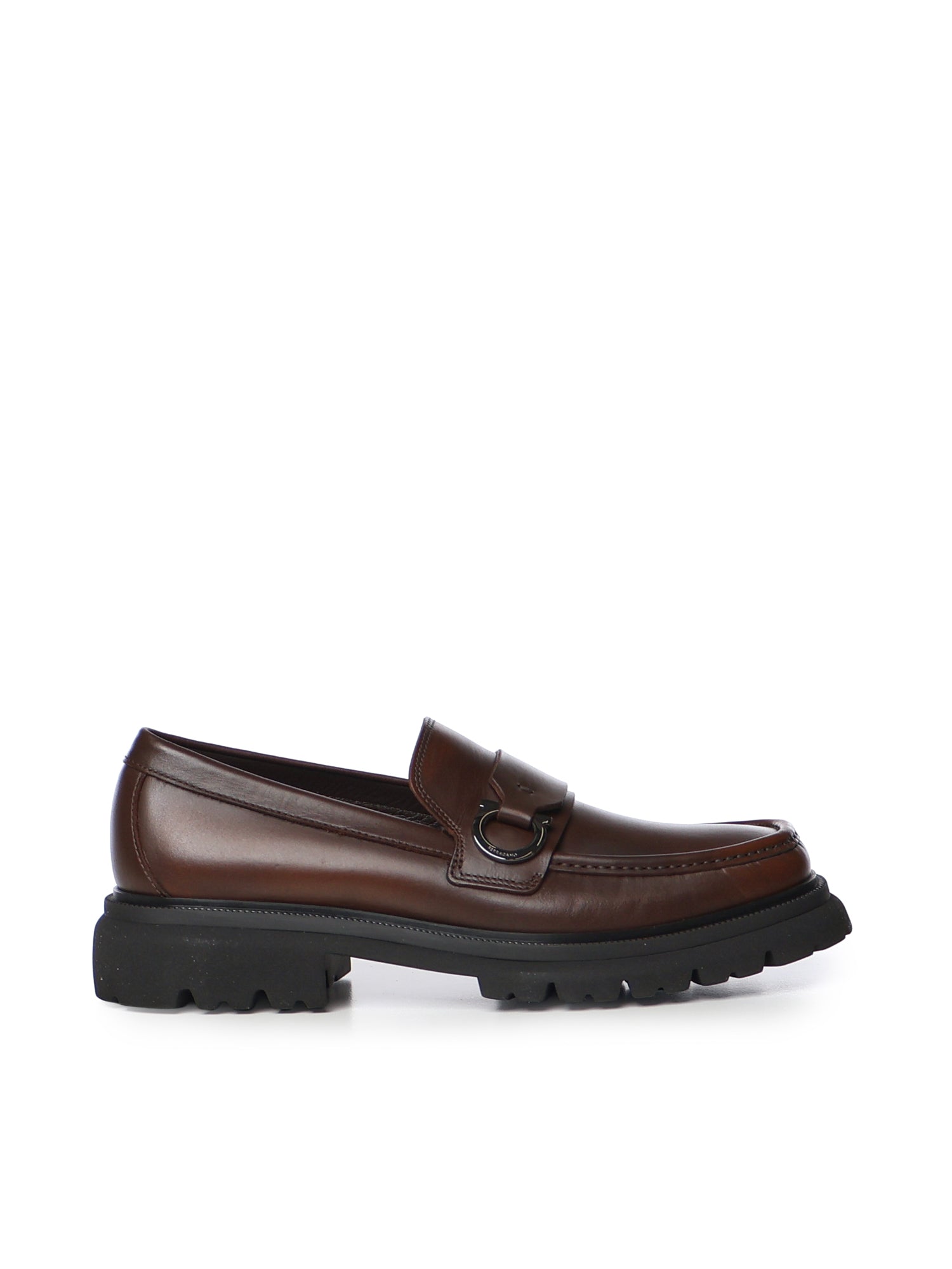 Mocassini Gancini in pelle<BR/> 029966 791772007 FERRAGAMO 