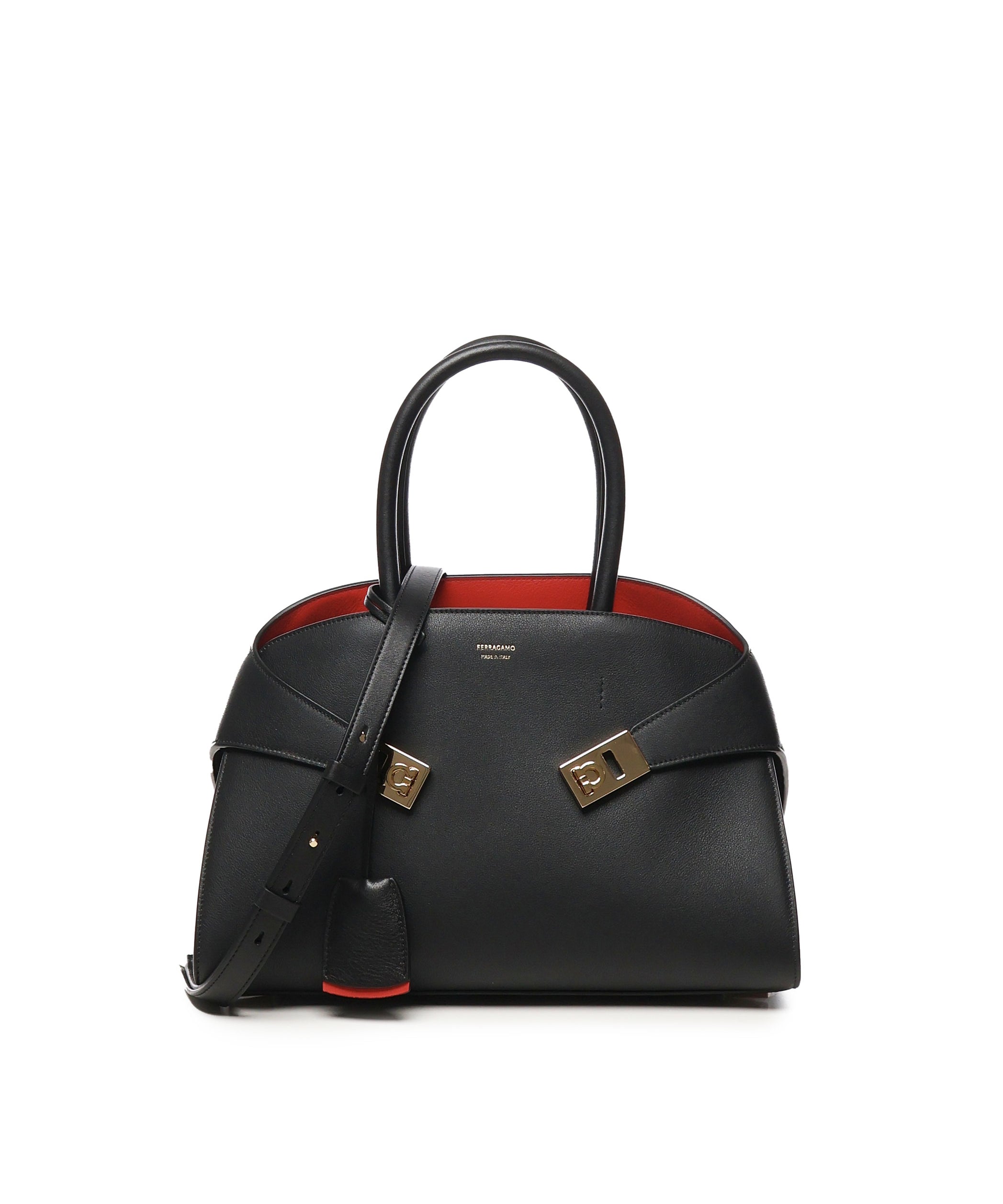 Borsa a mano Hug bicolore 215608 767814008 FERRAGAMO 