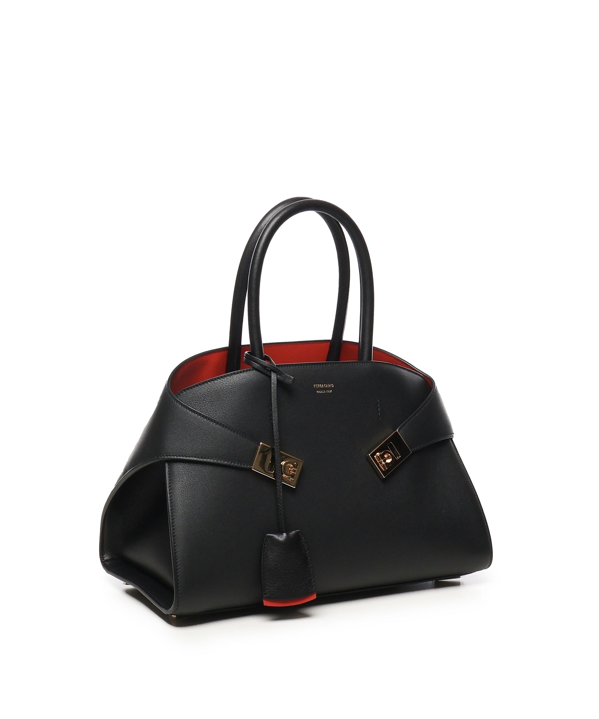 Borsa a mano Hug bicolore 215608 767814008 FERRAGAMO 