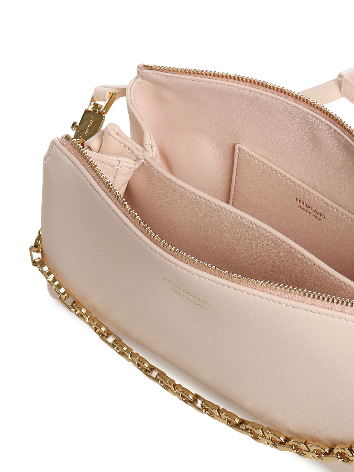Mini bag in pelle con logo 221076 790050002 FERRAGAMO 