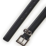 Cintura con doppio Gancini in pelle 230346 791904006 FERRAGAMO 