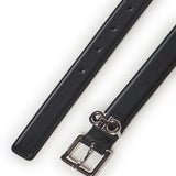 Cintura con doppio Gancini in pelle 230346 791904006 FERRAGAMO 