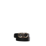 Cintura con Gancini martellato in pelle 230421 786305001 FERRAGAMO 