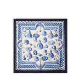 Foulard in seta con stampa<BR/> 310197 790108008 FERRAGAMO 
