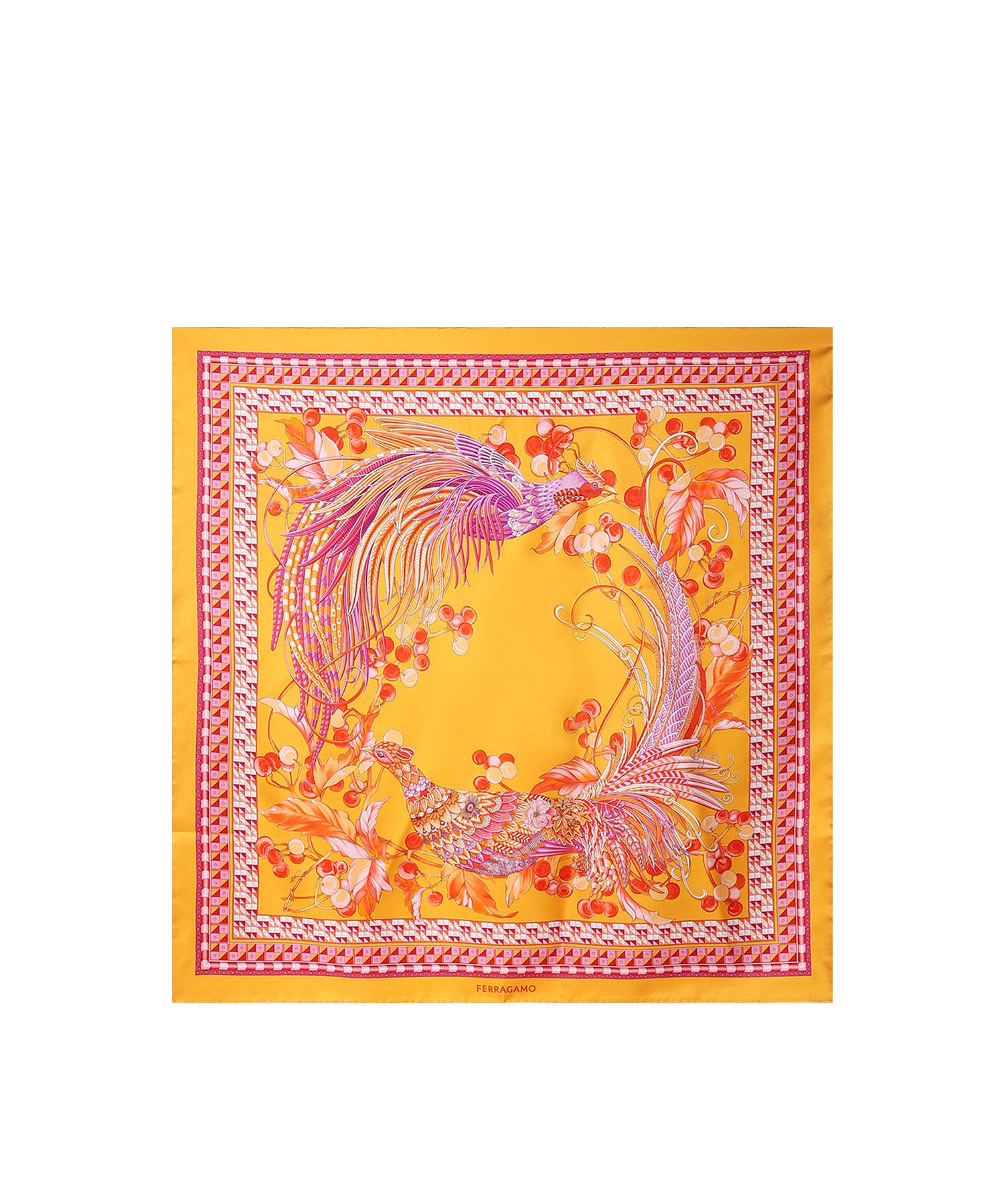 Foulard in seta con stampa 310199 780278002 FERRAGAMO 