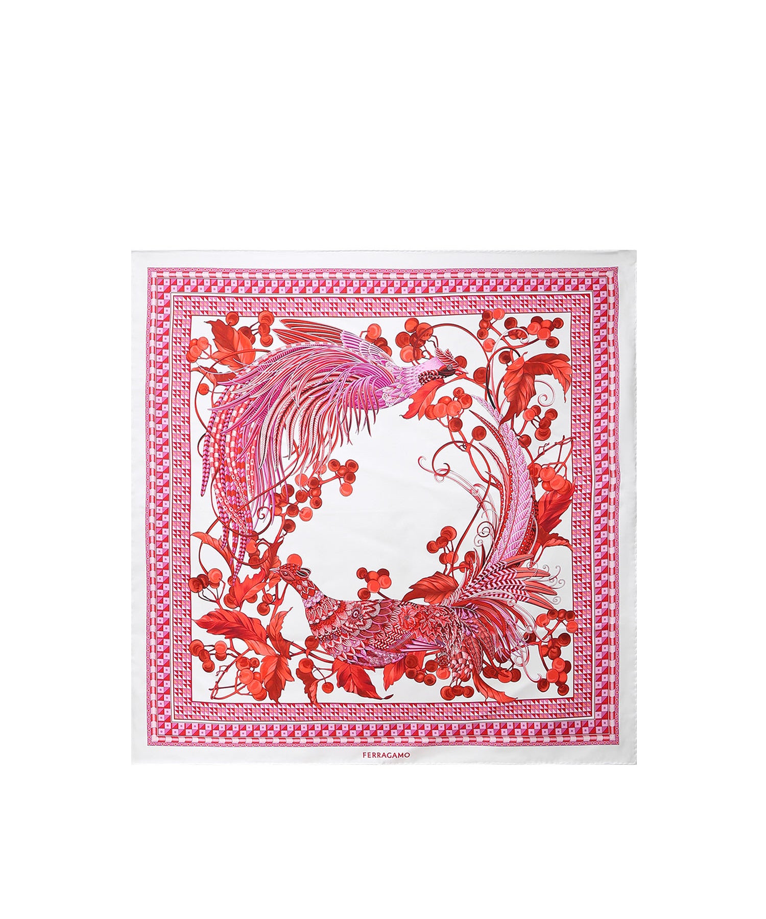 Foulard in seta con stampa 310199 780279003 FERRAGAMO 