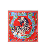Foulard in seta con stampa 310226 789888002 FERRAGAMO 