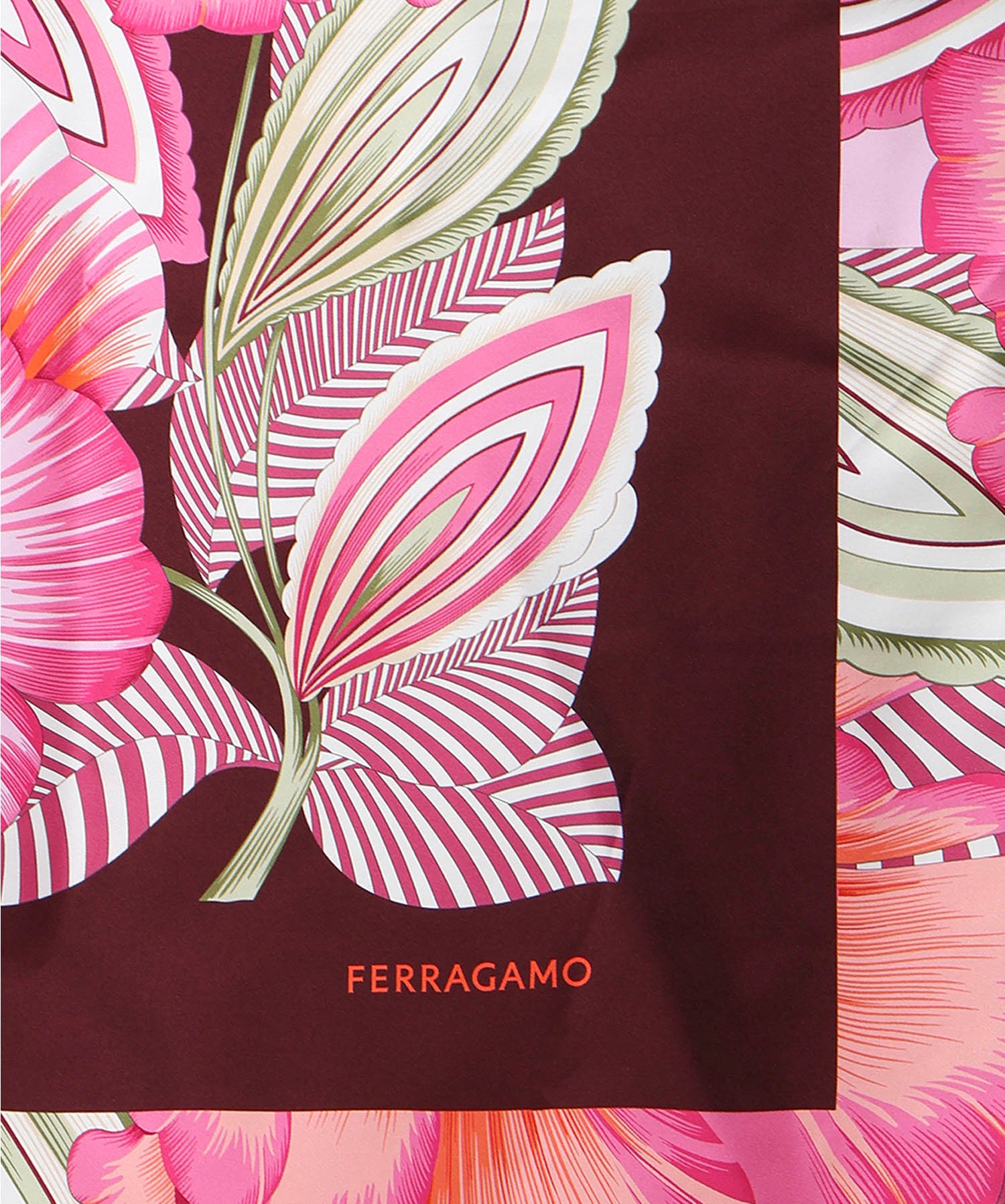 Foulard in seta con stampa<BR/> 310227 789960003 FERRAGAMO 