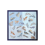 Foulard in seta con stampa 310231 789877003 FERRAGAMO 