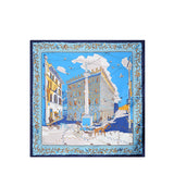 Foulard in seta con stampa 311595 792625100 FERRAGAMO 