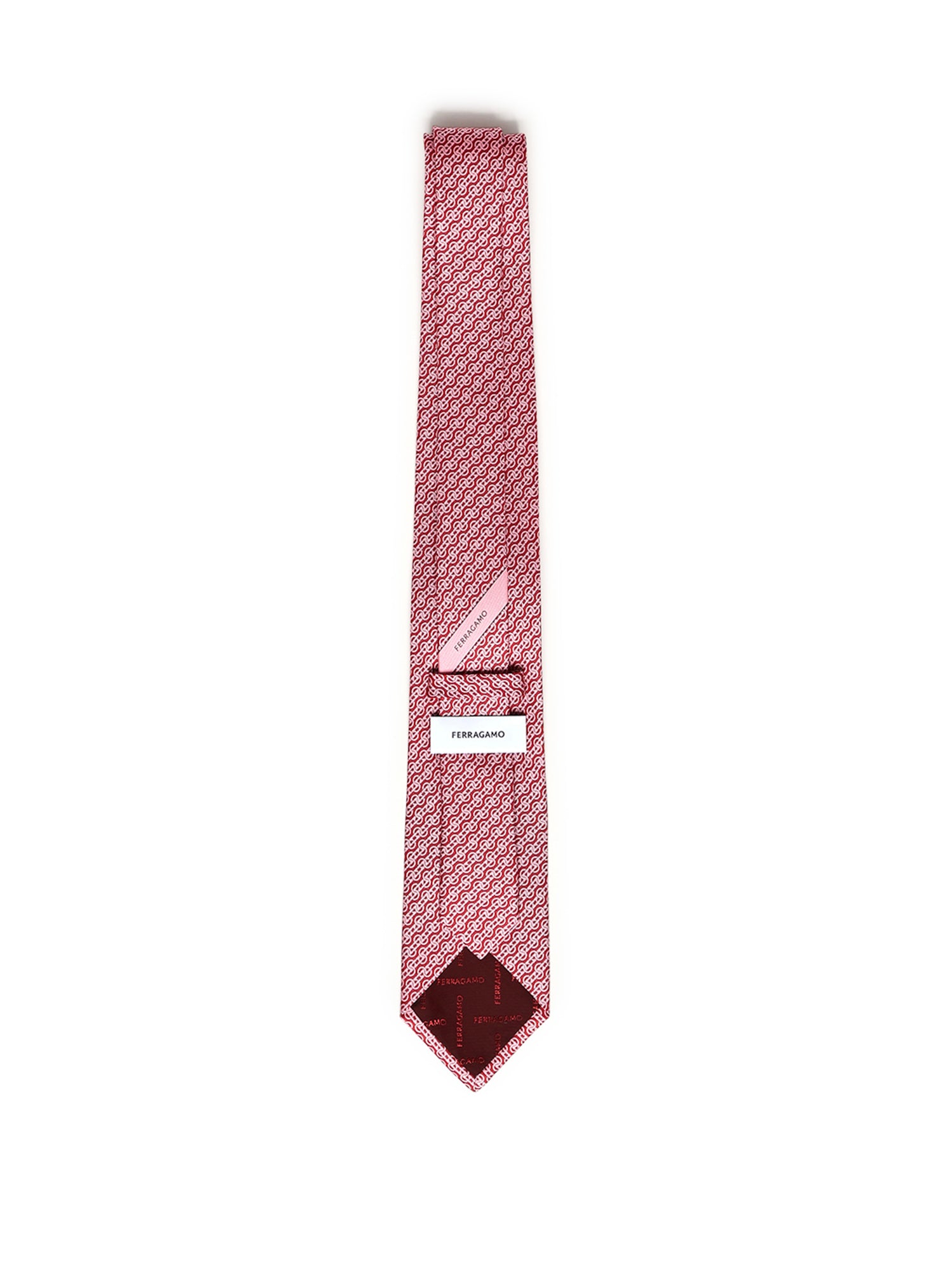 Cravatta in seta con stampa 350948 768531005 FERRAGAMO 
