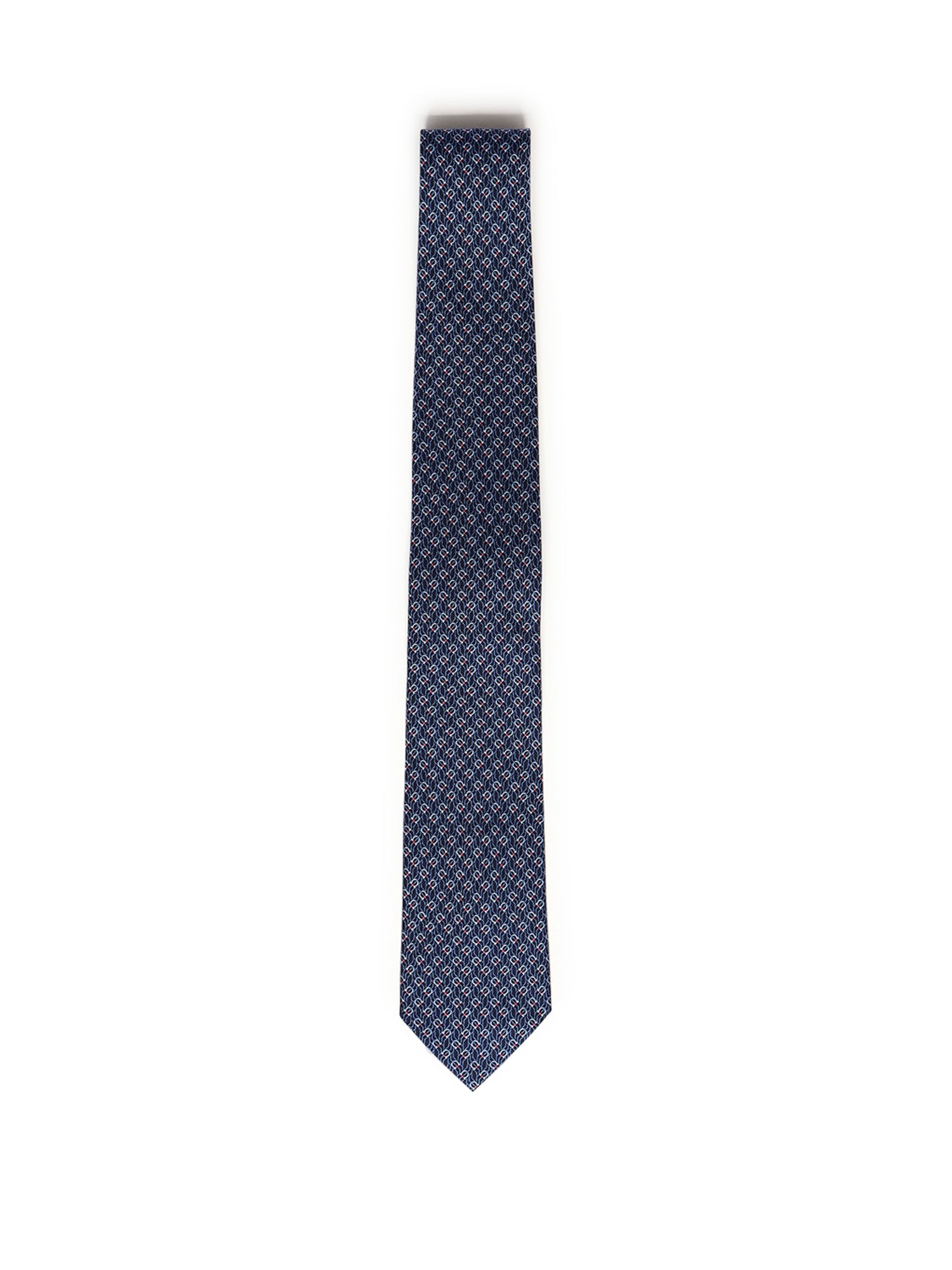 Cravatta in seta con stampa 350950 768562001 FERRAGAMO 