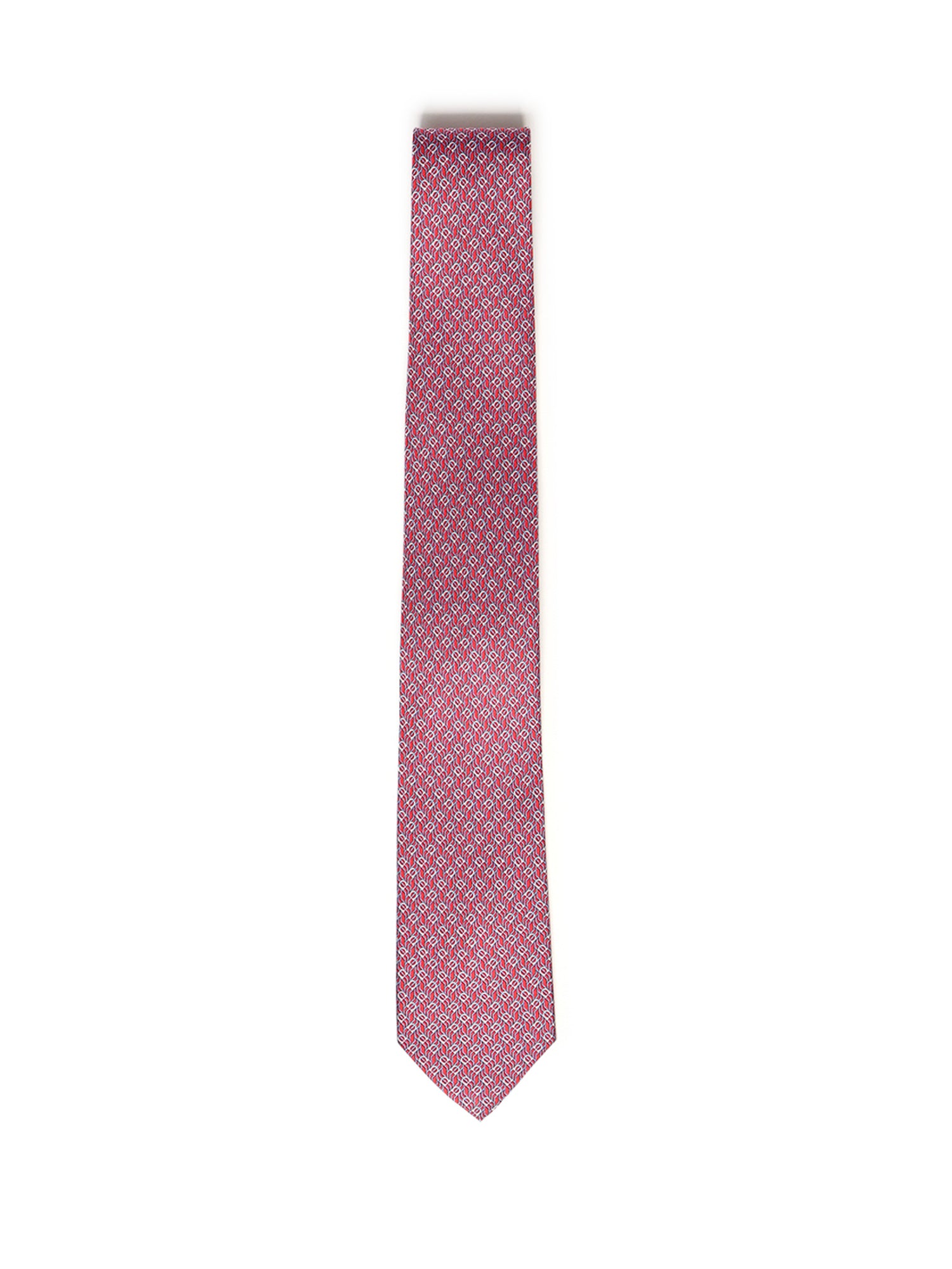 Cravatta in seta con stampa 350950 768565004 FERRAGAMO 