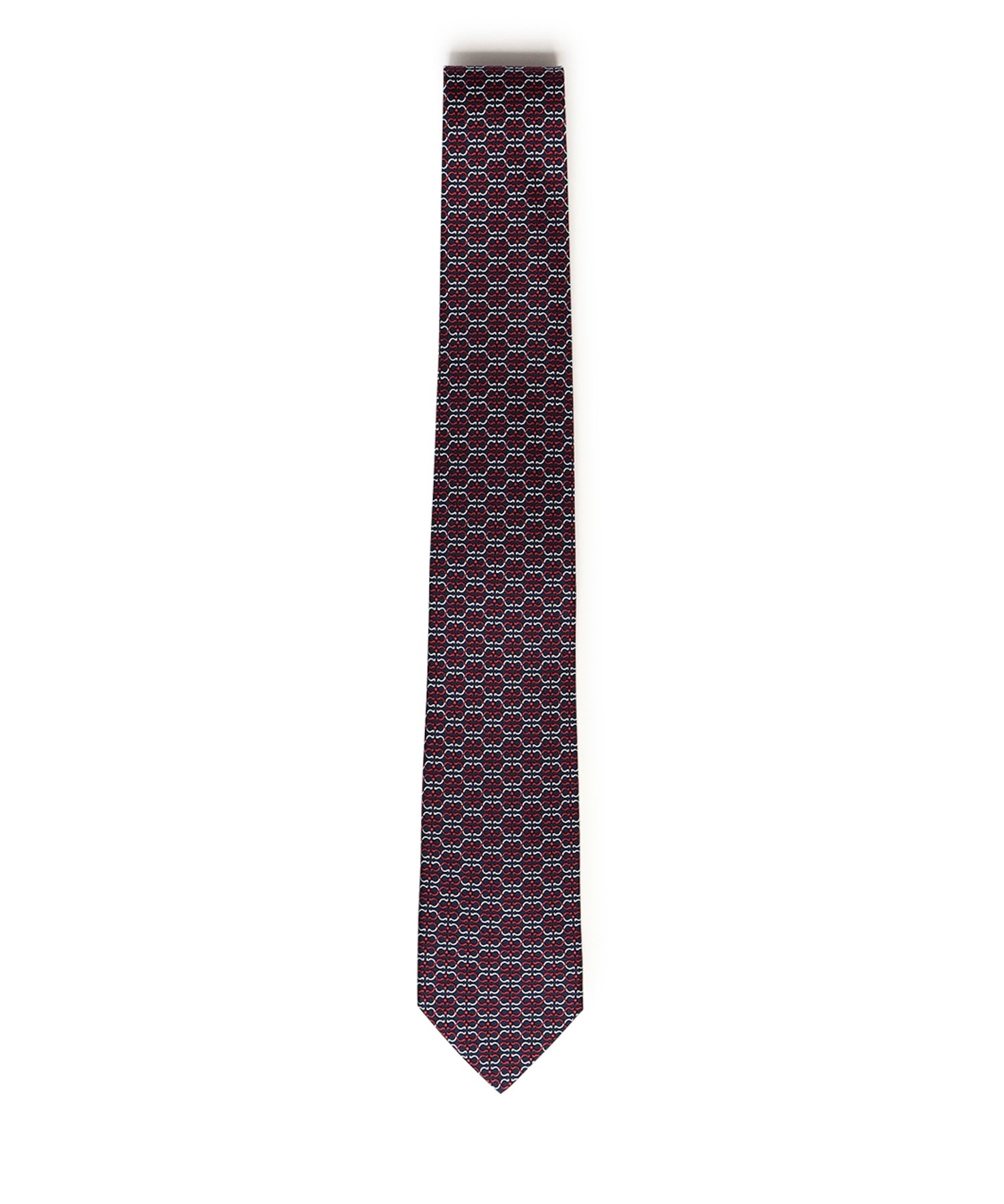 Cravatta in seta con stampa 351204 778439001 FERRAGAMO 