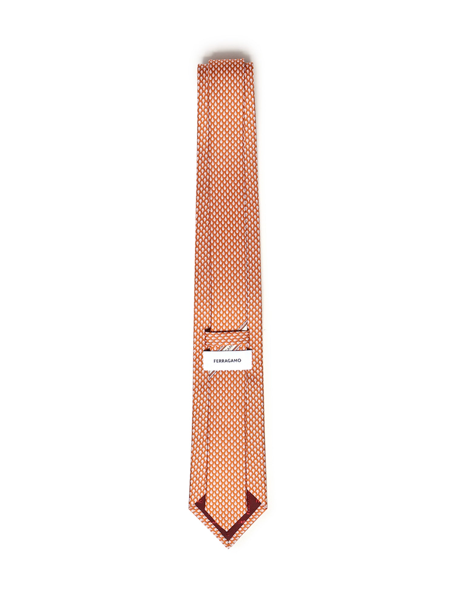 Cravatta in seta con stampa 351252 784138008 FERRAGAMO 