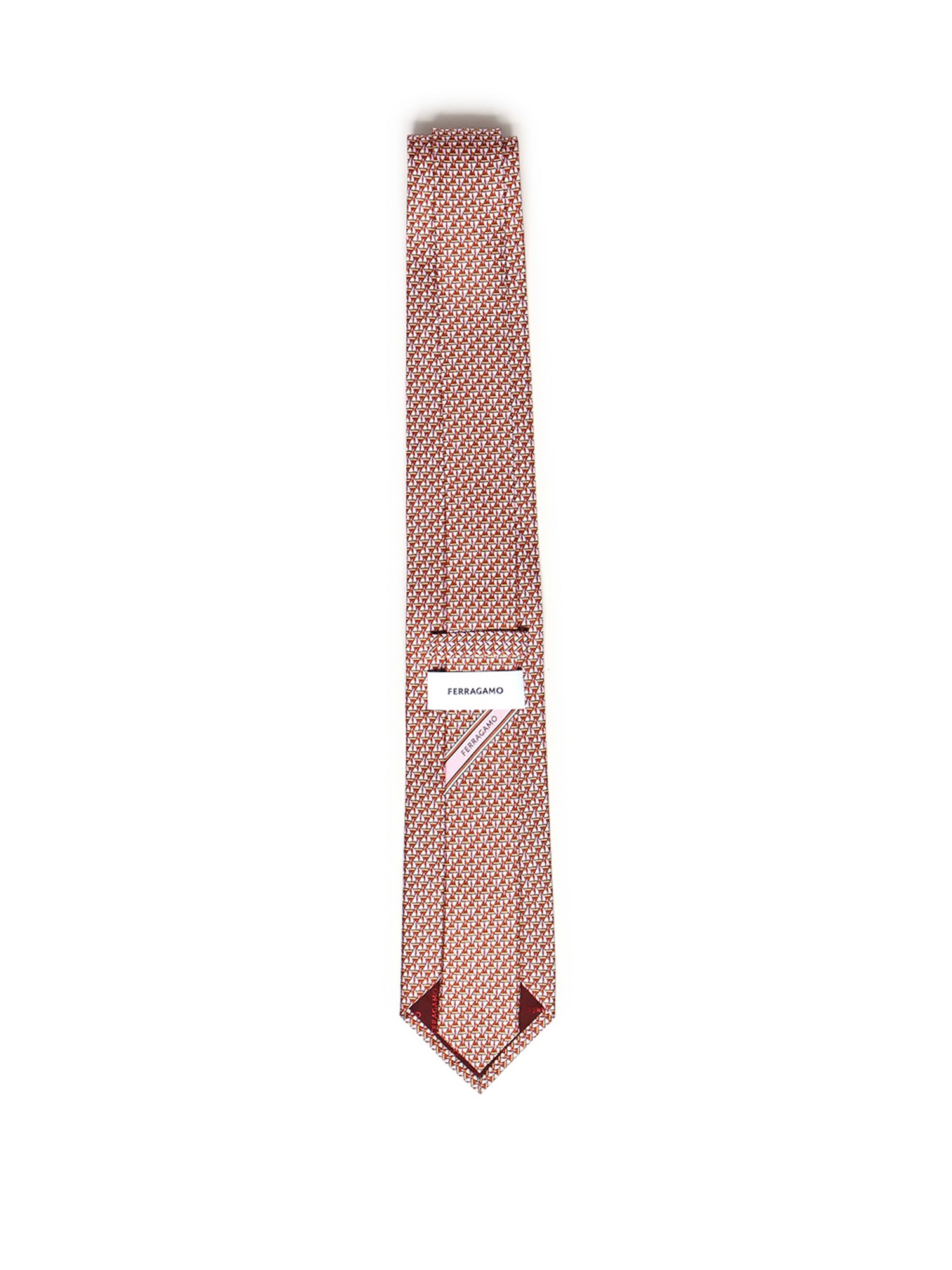 Cravatta in seta con stampa 351291 785569005 FERRAGAMO 