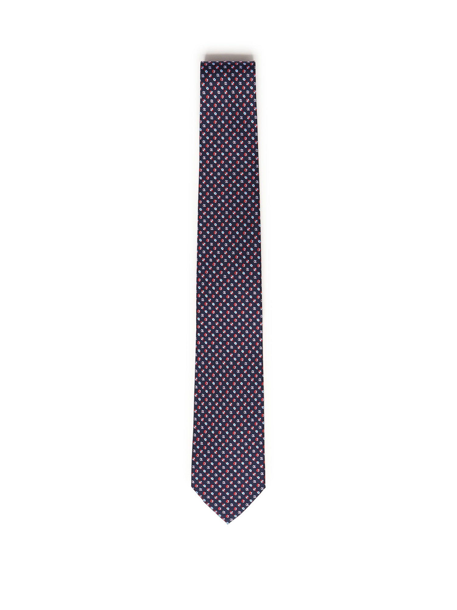 Cravatta in seta con stampa 351310 788867001 FERRAGAMO 