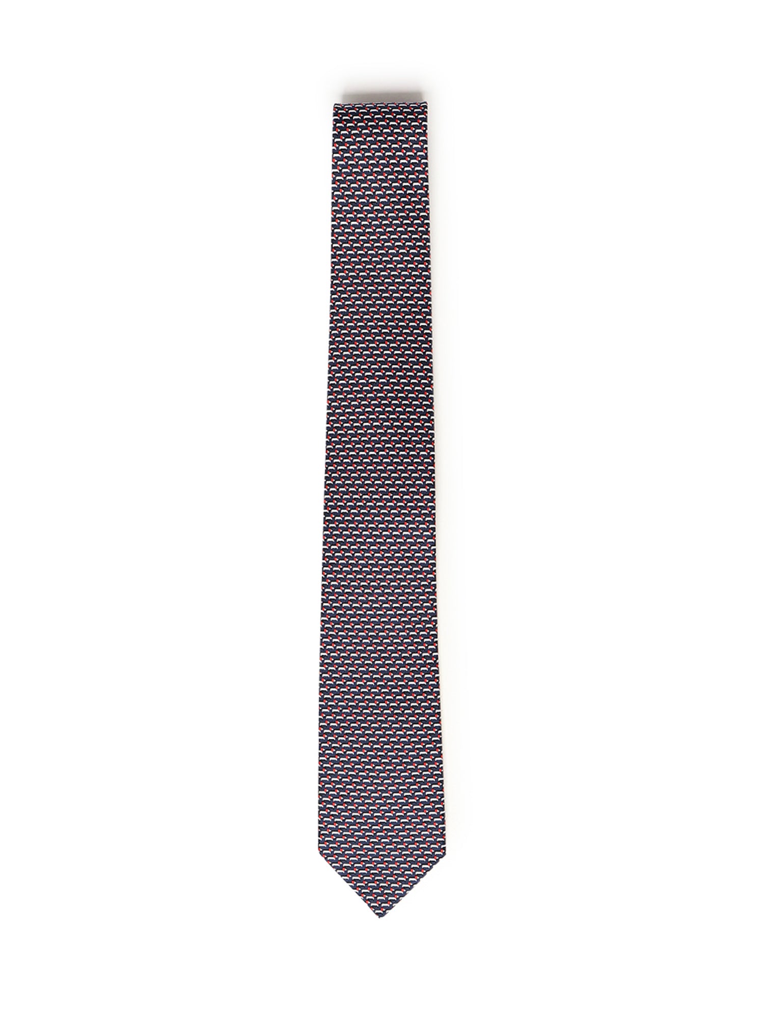 Cravatta in seta con stampa 351311 788884001 FERRAGAMO 