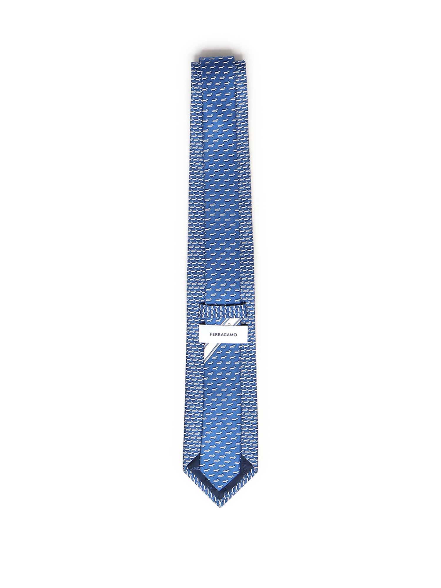 Cravatta in seta con stampa 351311 788886003 FERRAGAMO 
