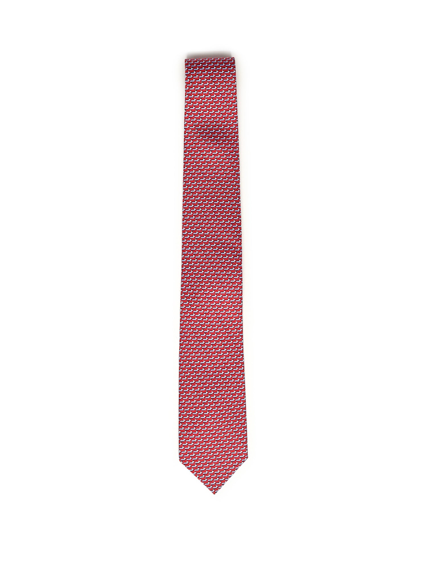 Cravatta in seta con stampa 351311 788887004 FERRAGAMO