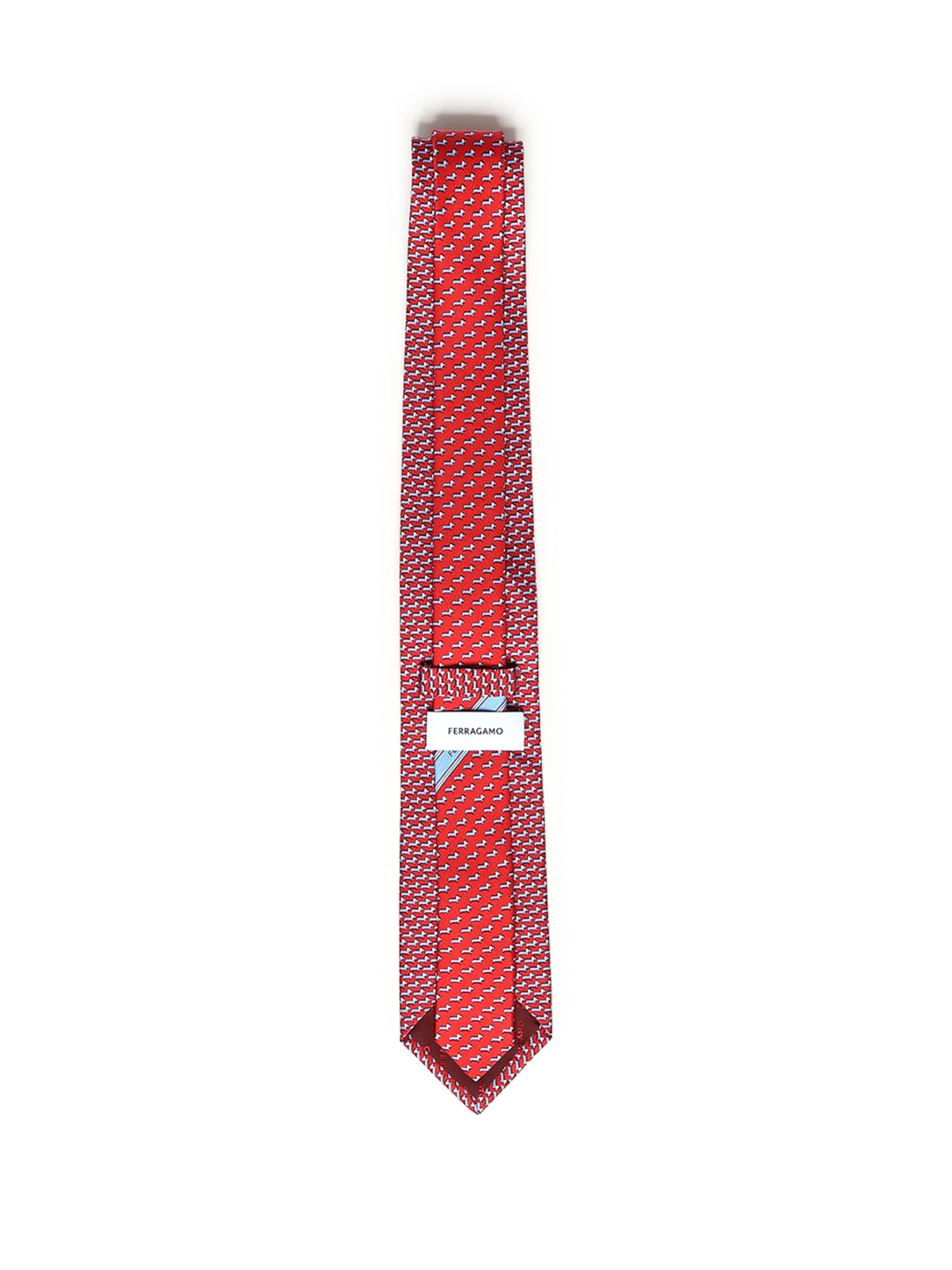 Cravatta in seta con stampa 351311 788887004 FERRAGAMO 