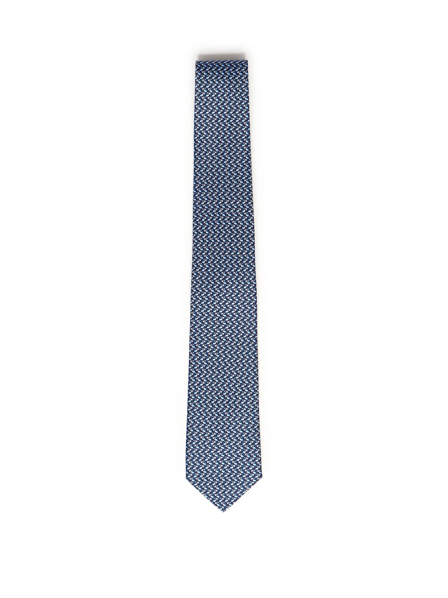 Cravatta in seta con stampa 351314 788921001 FERRAGAMO 