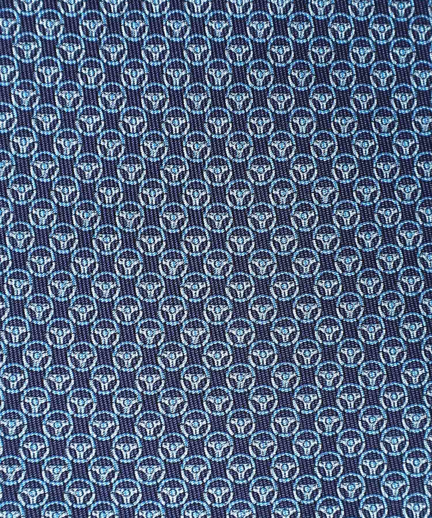 Cravatta in seta con stampa 351326 789076002 FERRAGAMO 