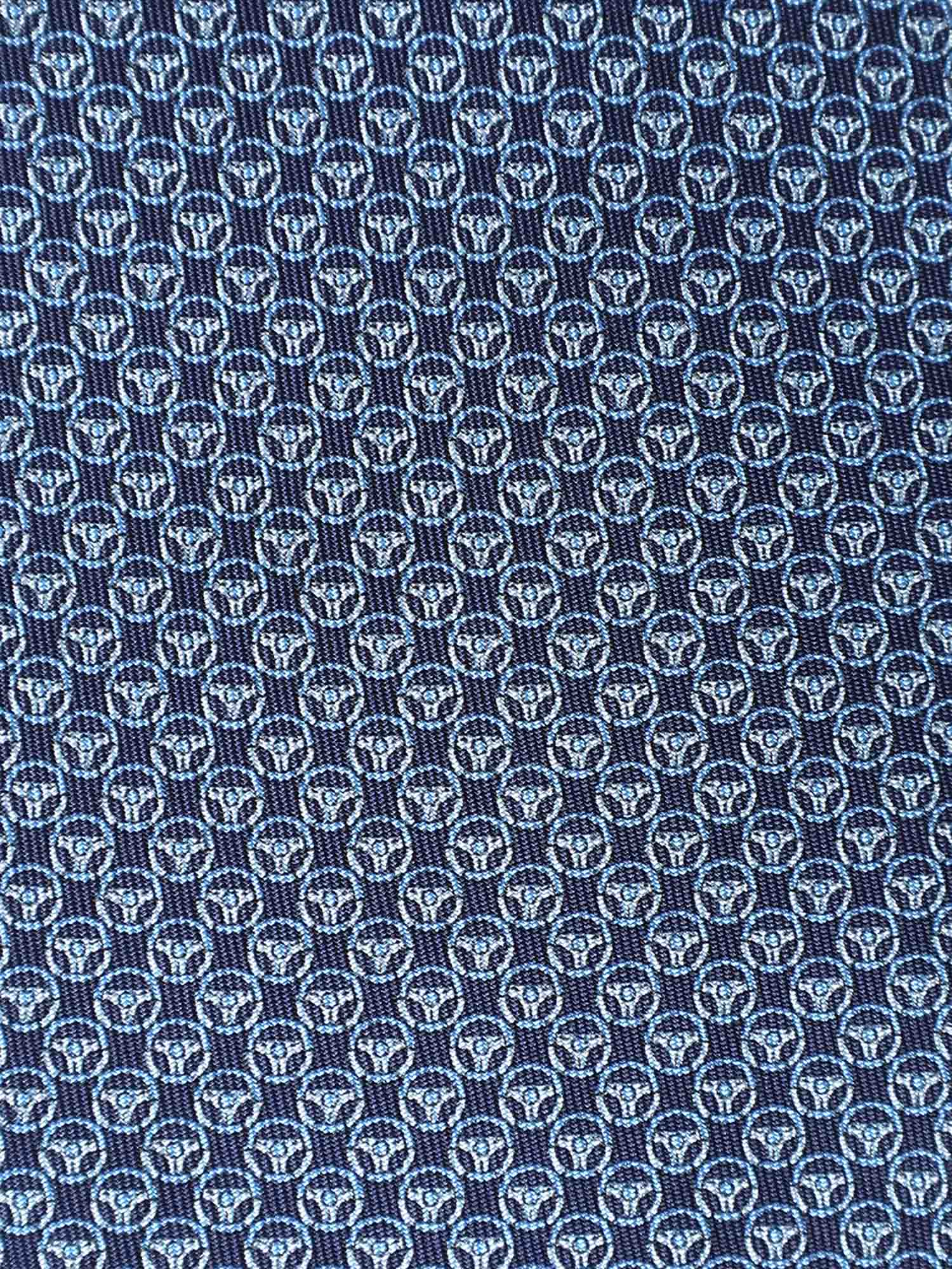 Cravatta in seta con stampa 351326 789076002 FERRAGAMO 