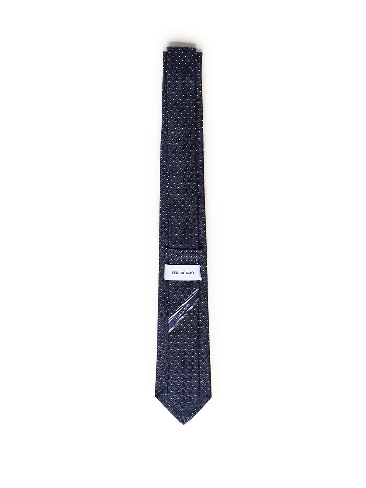 Cravatta in seta con stampa 351355 789250001 FERRAGAMO 