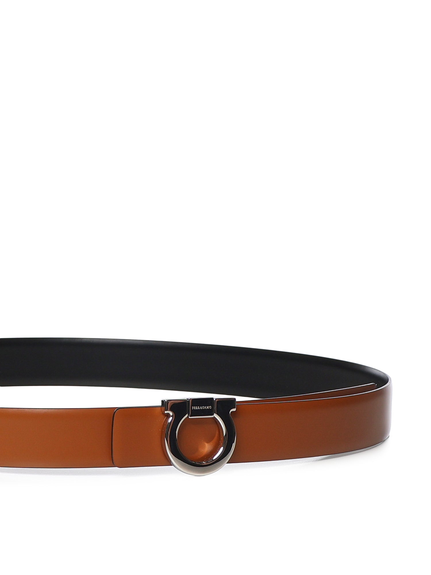 Cintura Gancini in pelle 670319 771991004 FERRAGAMO 
