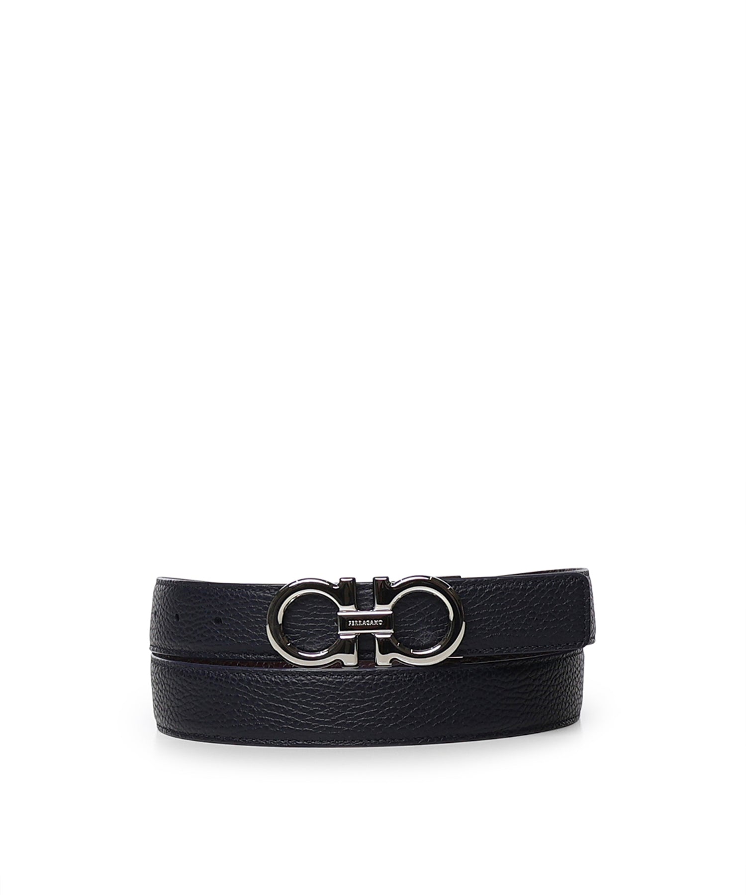Cintura reversibile Gancini in pelle 670428 780487002 FERRAGAMO 