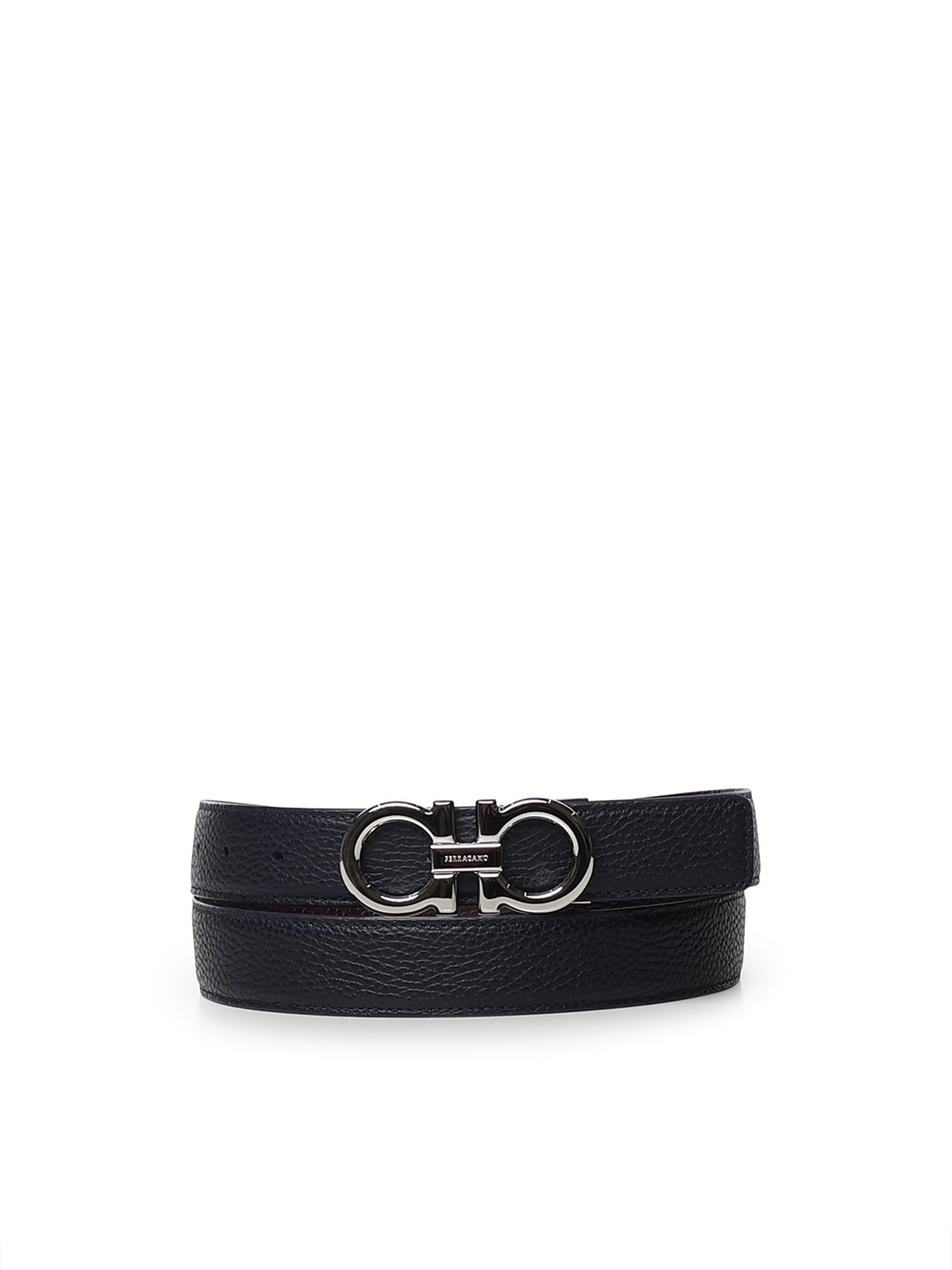 Cintura reversibile Gancini in pelle 670428 780487002 FERRAGAMO 